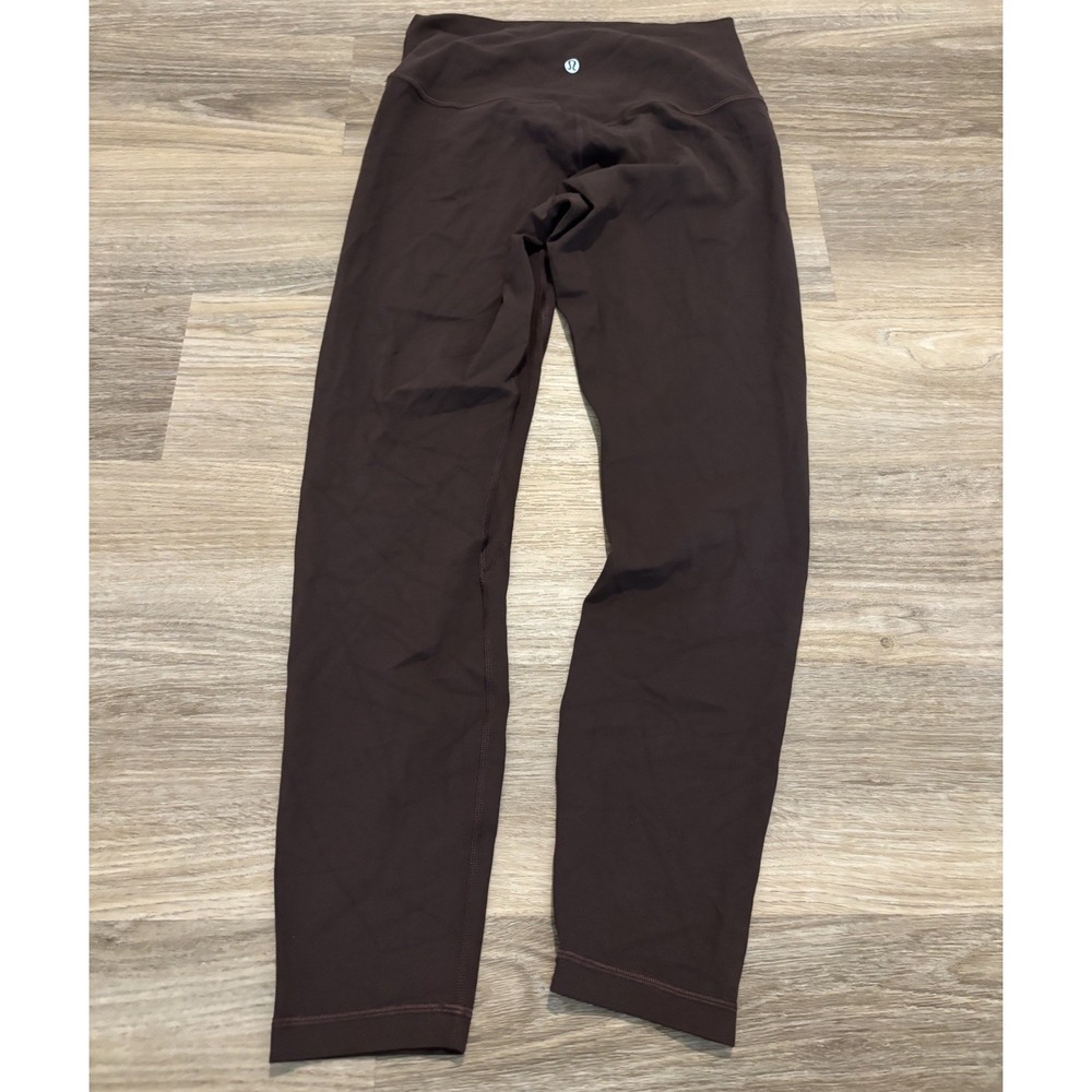 Lululemon Wunder Under SmoothCover Leggings 25" brown espresso size 8